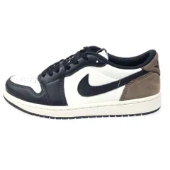 NIKE (ナイキ) AIR JORDAN 1 RETRO LOW OG MOCHA エアジョーダン1 モカ ローカットスニーカー ブラウン/ブラック/ホワイト US8.5/26.5cm CZ0790-102