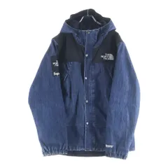 SUPREME (シュプリーム) 15SS ×THE NORTH FACE Denim Dot Shot Jacket ×ノースフェイス デニム ドット ショット フーデッドジップアップジャケット インディゴ