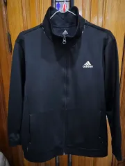アディダス ブラック トラックジャージ ジャケット