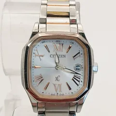 【稼働 良品】0211-4 CITIZEN XC シチズン クロスシー H058-T017568 レディース腕時計 電波ソーラー