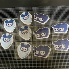 TWICE LOVELYS ツウィ ツブリー  TWICE LOVELYS レモネードコラボ ノベルティシール 【10枚】 ぬいぐるみスリッパイラスト おくるみイラスト K-POP アイドル