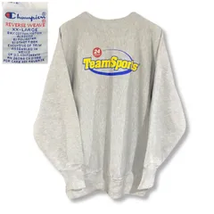 Champion チャンピオン 90s メキシコ製 XXL ヘビーグレー Reverse Weave 24 HOUR Team Sportsロゴ リバースウィーブ  スウェット トレーナー