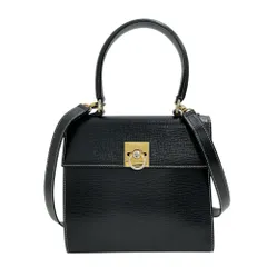 【CELINE/セリーヌ】トップハンドバッグ 2WAY ハンドバッグ レザー ブラック レディース 【中古】【真子質店】【BL】