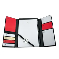 【CHANEL/シャネル】ラ・コレクション ステーショナリーセット その他文具 ホワイト/ブラック ユニセックス 【中古】【真子質店】【GD】