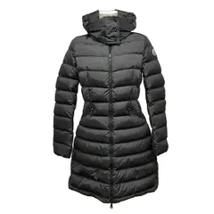 MONCLER(モンクレール) ダウンコート サイズ0 XS レディース美品  FLAMMETTE(フラメッテ) ダークグレー 長袖/ジップアップ/冬 ダウン