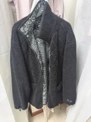 ベイズリー リバーシブル フリース ジャケット - ブラック 中古 M サイズ