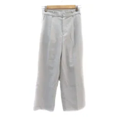 ビス ViS ワイドパンツ スラックスパンツ イージーパンツ アンクル丈 M ライトグレー /YK33 