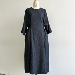 SARAHWEAR ブラックデニムリボン付きドレス C71290のサムネイル
