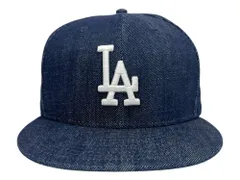 NEWERA (ニューエラ) 9FIFTY デニム LA ロサンゼルス ドジャース ベースボールキャップ MLB L/XL インディゴ メンズ/028