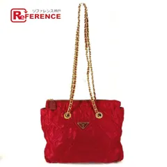 PRADA プラダ ショルダーバッグ トライアングルロゴ 三角ロゴ プレート B1239 ナイロン レッド