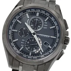 シチズン CITIZEN H804-T019731/AT8044-56E アテッサ エコドライブ デイト ソーラー電波 メンズ 内箱・保証書付き_941918