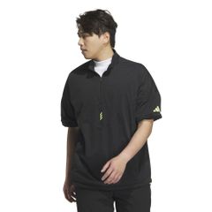 新品未使用タグ付き】adidas ハーフジップ 撥水防風 半袖シャツ