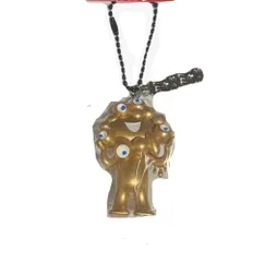 EXPO 2025 大阪・関西万博 ミャクミャク キーホルダー ・立体PVCボールチェーン プレート付 金色（GOLD） ・公式ライセンス商品po