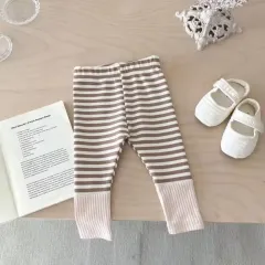 赤ちゃん ストライプ レギンス