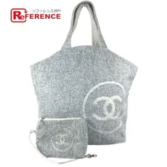 CHANEL シャネル ショルダーバッグ ビーチバッグ パイル ブルー