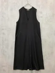 CLASSICAL ELF クラシカルエルフ ce1260076 ポケット付Vネック ワンピース sizeM/ブラック ■■ レディース