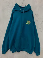 PUNYUS プニュズ 渡辺直美 PN19AW-097R フード刺繍裏起毛 パーカー size3/ダークグリーン ■■ レディース