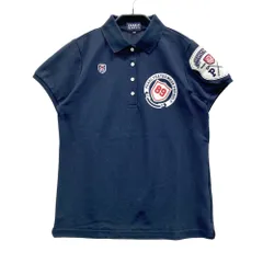 サイズ：1 PEARLY GATES パーリーゲイツ  半袖ポロシャツ  ネイビー系 [240101555307] ゴルフウェア レディース ストスト