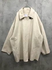 ENNEUME エンノイム 90010 ウールシャギーミディコート ジャケット sizeF/アイボリー ◆■◎レディース