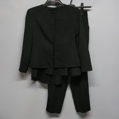 レディース スーツ ジャケット ブラウス パンツ 3点セット 黒 PS フォーマル  ☆KP-012☆