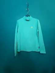 アディダス レディース モックネック ハイネック 起毛 トレーナー Tシャツ