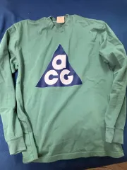 L NIKE ACG 長袖 Tシャツ グリーン