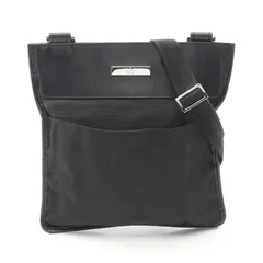 グッチ GUCCI ショルダーバッグ 27639 ブラック キャンバス レザー ショルダーバッグ レディース Used B