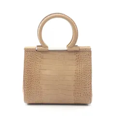 サルヴァトーレフェラガモ Salvatore Ferragamo ハンドバッグ ガンチーニ AU-21 3761 ベージュ レザー ガンチーニ ハンドバッグ レディース Used A