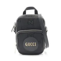 グッチ GUCCI ショルダーバッグ オフ ザ グリッド 643882 ブラック レザー オフ ザ グリッド ミニバッグ レディース Used A