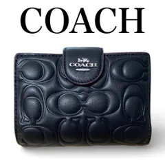 【新品同様】COACH ミディアム コーナー ジップ ウォレット 2つ折り財布