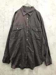 GALLARDAGALANTE ガリャルダガランテ コットン ワイド 薄手 シャツ sizeF/グレー ■■ レディース