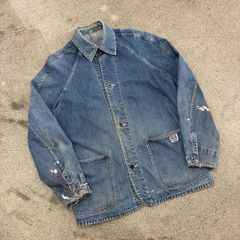 30's DUCK HEAD DENIM COVERALL CHINSTRAP - メルカリ