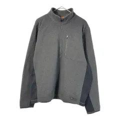 90年代 NIKE ACG ナイキ エーシージー ハーフジップ フリースジャケット アウトドア グレー(メンズ M)中古 古着 X3017