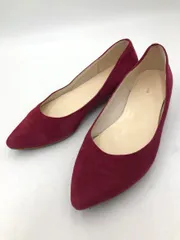 Au BANNISTER オゥ バニスター スエード ポインテッドトゥ ローヒール パンプス size36/紫系 ■■ レディース