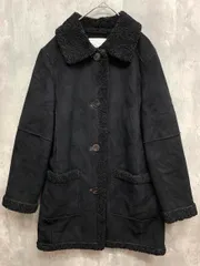 ZARA WOMAN ザラ ウーマン ボア ムートン やわらか コート ジャケット sizeS/黒 ◆■◎レディース