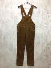 LOWRYS FARM ローリーズファーム LF715056N9 コーデュロイ サロペット オーバーオール sizeM/ブラウン ◆■ レディース
