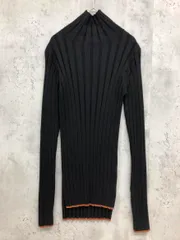 BEAUTY & YOUTH ビューティ&ユース 1613-199-3421 ワイドリブ ハイネックプルオーバー ニット セーター 黒 ■■ レディース