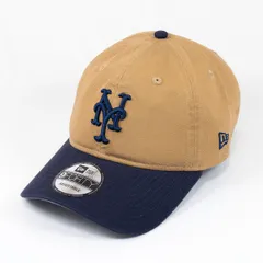【ニューエラ正規品】ニューエラ New Era® NEW ERA® 帽子 キャップ 940 9FORTY MLB アンストラクチャード Unstructured ニューヨーク・メッツ カーキネイビー(商品番号：14744834)
