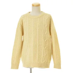 【RoundTower】60s アイルランド製 アラン編 フィッシャーマン長袖ニットセーター