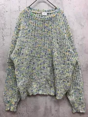 URBAN RESEARCH DOORS アーバンリサーチドアーズ DR37-22E129 カラーネップローゲージ ニット セーター sizeM/マルチカラー ■■ レディース