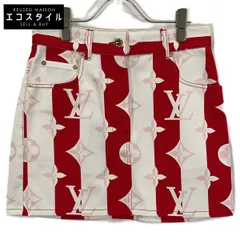 LOUIS VUITTON ルイヴィトン RW212J D17 FLSK05 ﾓﾉｸﾞﾗﾑﾌﾗﾜｰ ﾃﾞﾆﾑﾐﾆｽｶｰﾄ 34