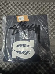 STUSSY S ロゴ ブラック スウェット 新品 L