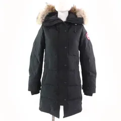 美品☆CANADA GOOSE カナダグース 2302JL MACKENZIE PARKA マッケンジーパーカ ファー・フード付 ダウンコート ブラック S 正規品 レディース