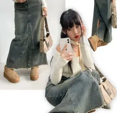 ヴィンテージ デニム ロング スカート