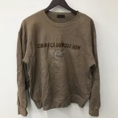 N1064 【93年 COMME CA DU MODE MEN】コムサデモード トレーナー スウェット ブラウン 刺繡ロゴ メンズ ヴィンテージ 長袖 秋冬春のサムネイル