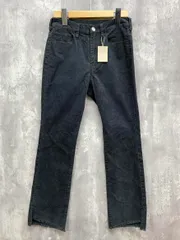 新品 INED イネド 71-24161017 コーデュロイ 裾切りっぱなし パンツ size5/チャコール ■■ レディース
