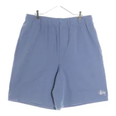 STUSSY (ステューシー) 25ss JERSEY SHORT フロント ジャージー スウェット ショーツ ハーフパンツ ブルー 112334