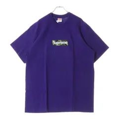 SUPREME (シュプリーム) 23AW Box Logo Tee Camo カモフラージュ 迷彩 ボックスロゴ クルーネック 半袖Tシャツ カットソー パープル