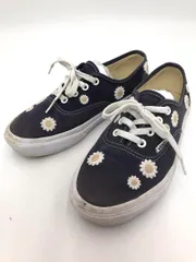 VANS バンズ 花 デイジー 刺 ローカット スニーカー size23.0/ネイビー ■■ レディース