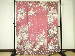 平和屋着物■豪華振袖　鼓花文　暈し染め　銀彩　正絹　逸品　DAAZ2633op